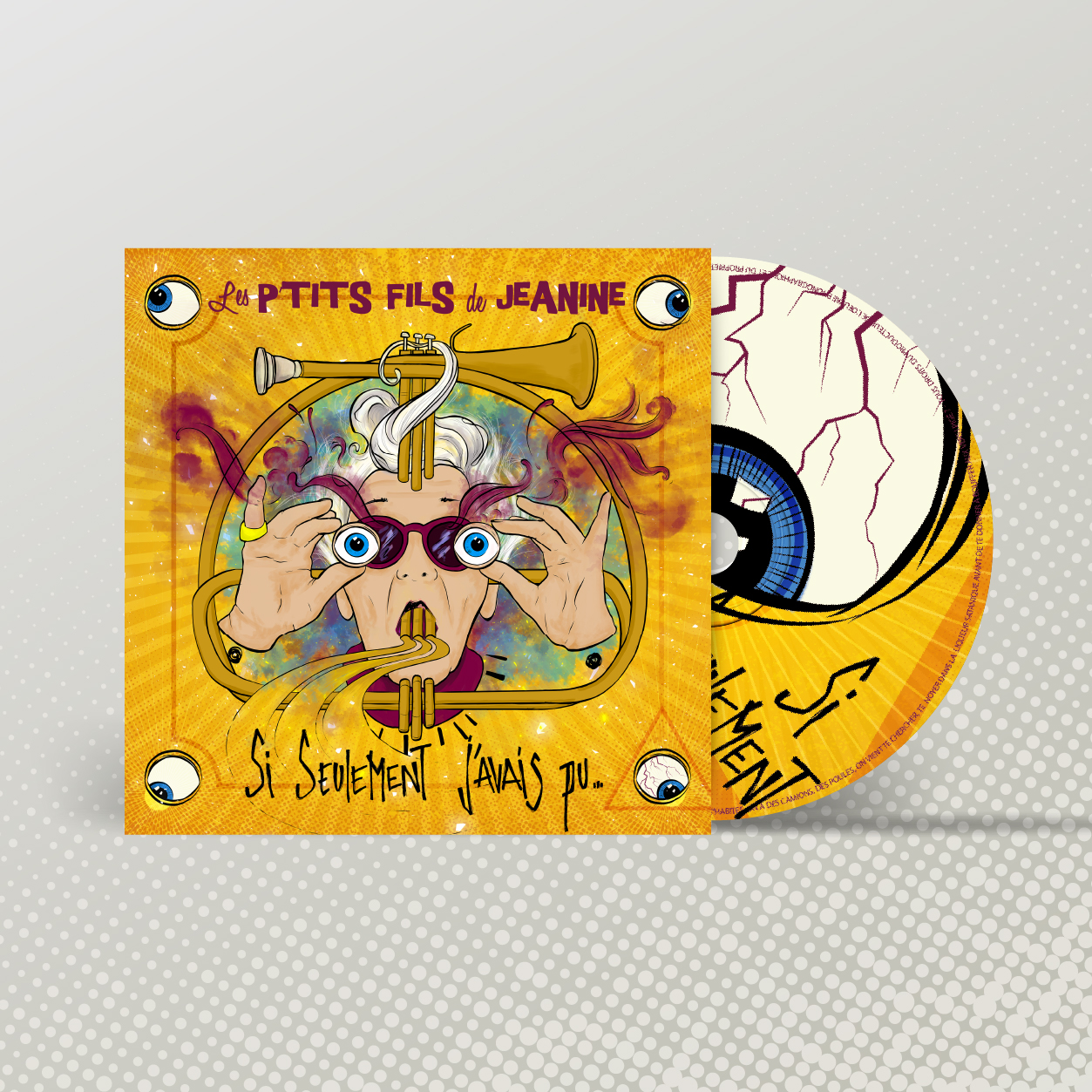 Accompagner la sortie du nouvel album des P’tits Fils de Jeanine, groupe emblématique de la scène French Indie Pop, imaginer un univers graphique à la hauteur de leur identité musicale : éclectique, poétique et audacieusement décalée.
